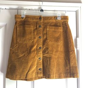 Madewell Corduroy Skirt Size 8